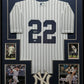 Framed N.Y. Yankees Ben Rice Autographed Signed Insc Jersey Beckett Holo
