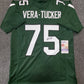 New York Jets Alijah Vera-Tucker Autographed Signed Jersey Jsa Coa