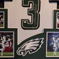 Framed Philadelphia Eagles Nolan Smith Jr Autographed Signed Jersey Jsa Coa