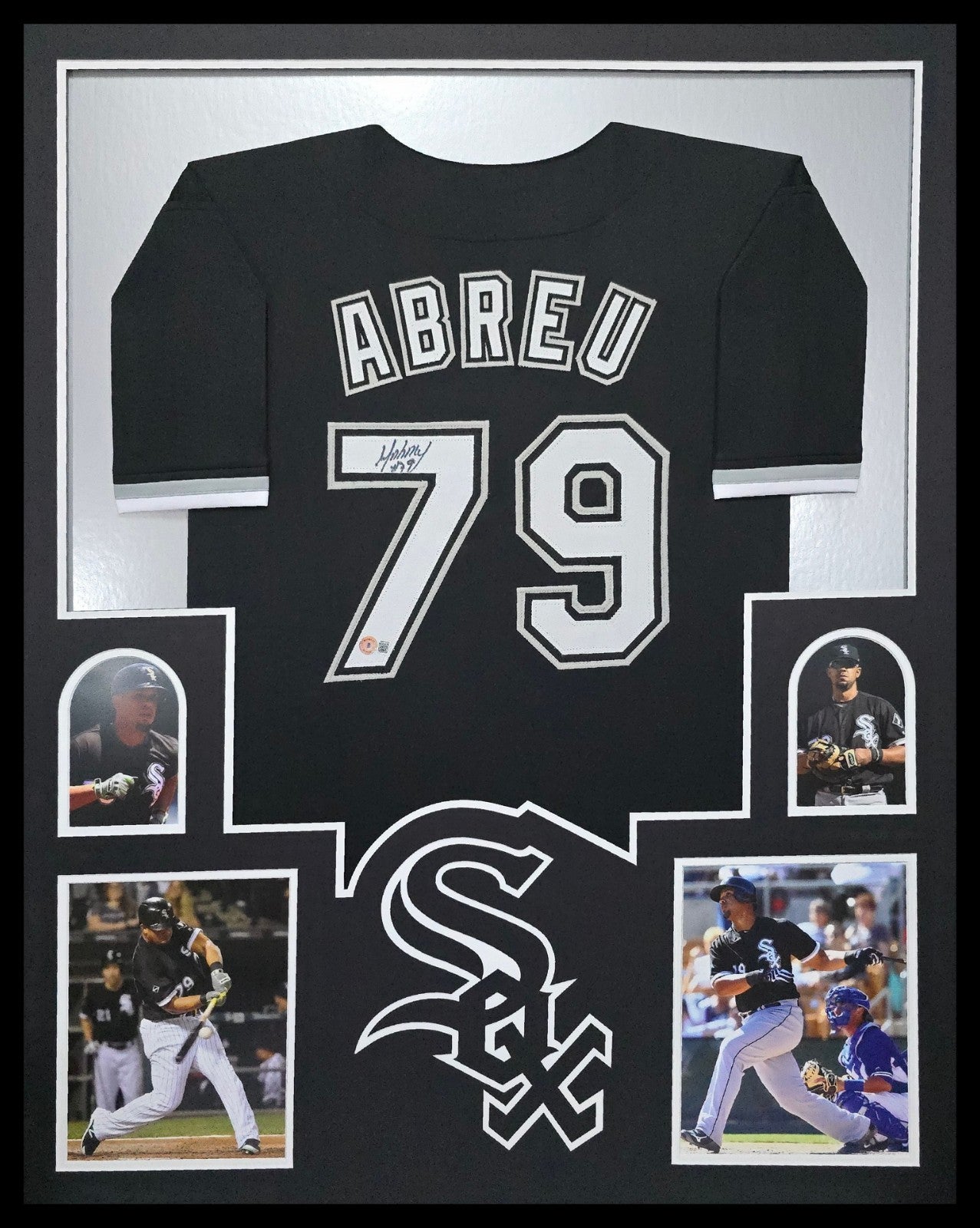 Framed Jose Abreu Autographed Signed Chicago White Sox Beckett Holo