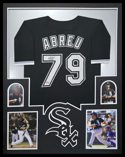 Framed Jose Abreu Autographed Signed Chicago White Sox Beckett Holo
