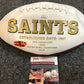 Willie Roaf Autographed Signed Inscribe New Orleans Saints Logo Football Jsa Coa