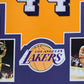 Framed L.A. Lakers Jerry West Autographed Signed Jersey Jsa Coa
