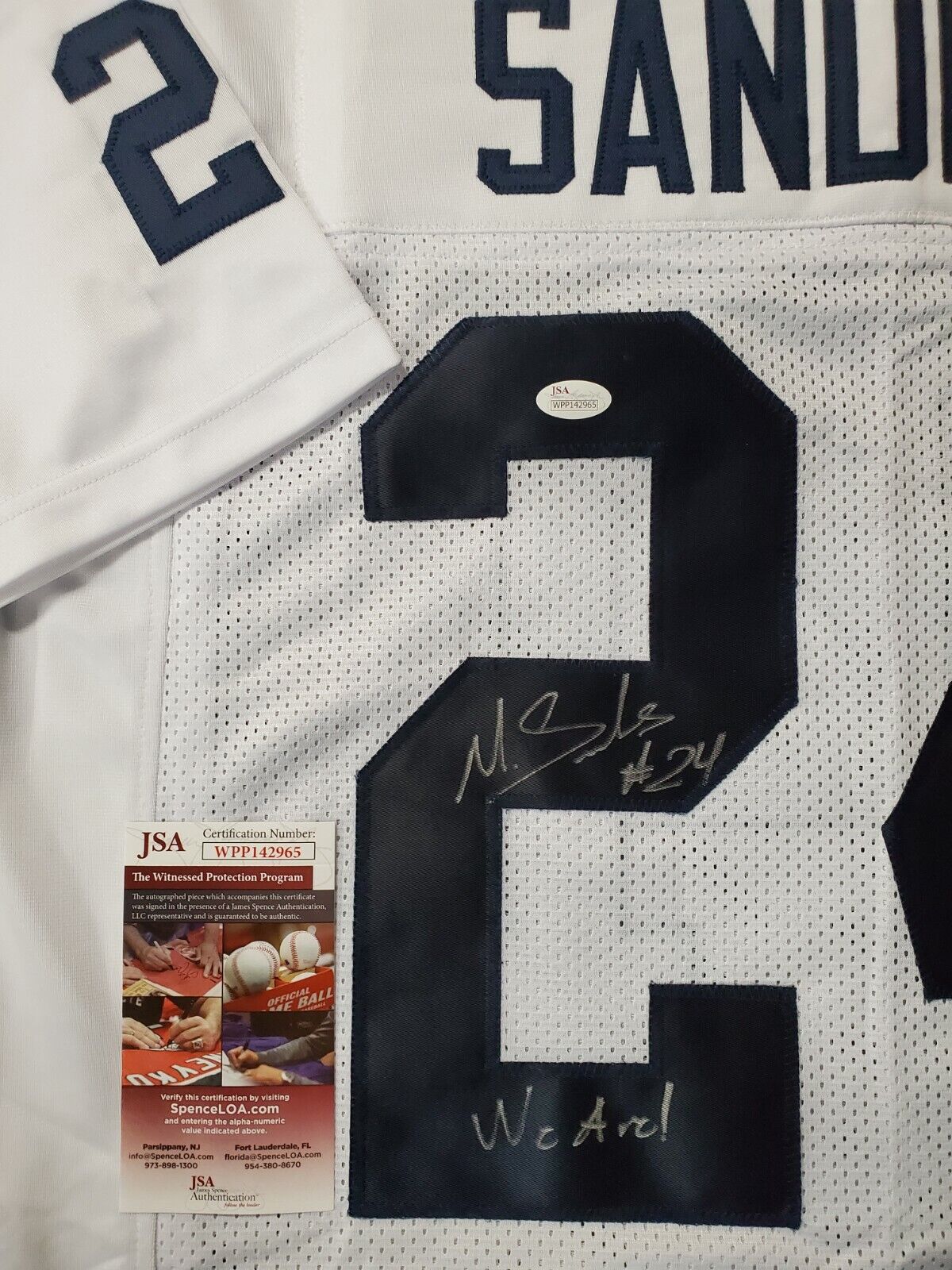 miles sanders stitched jersey