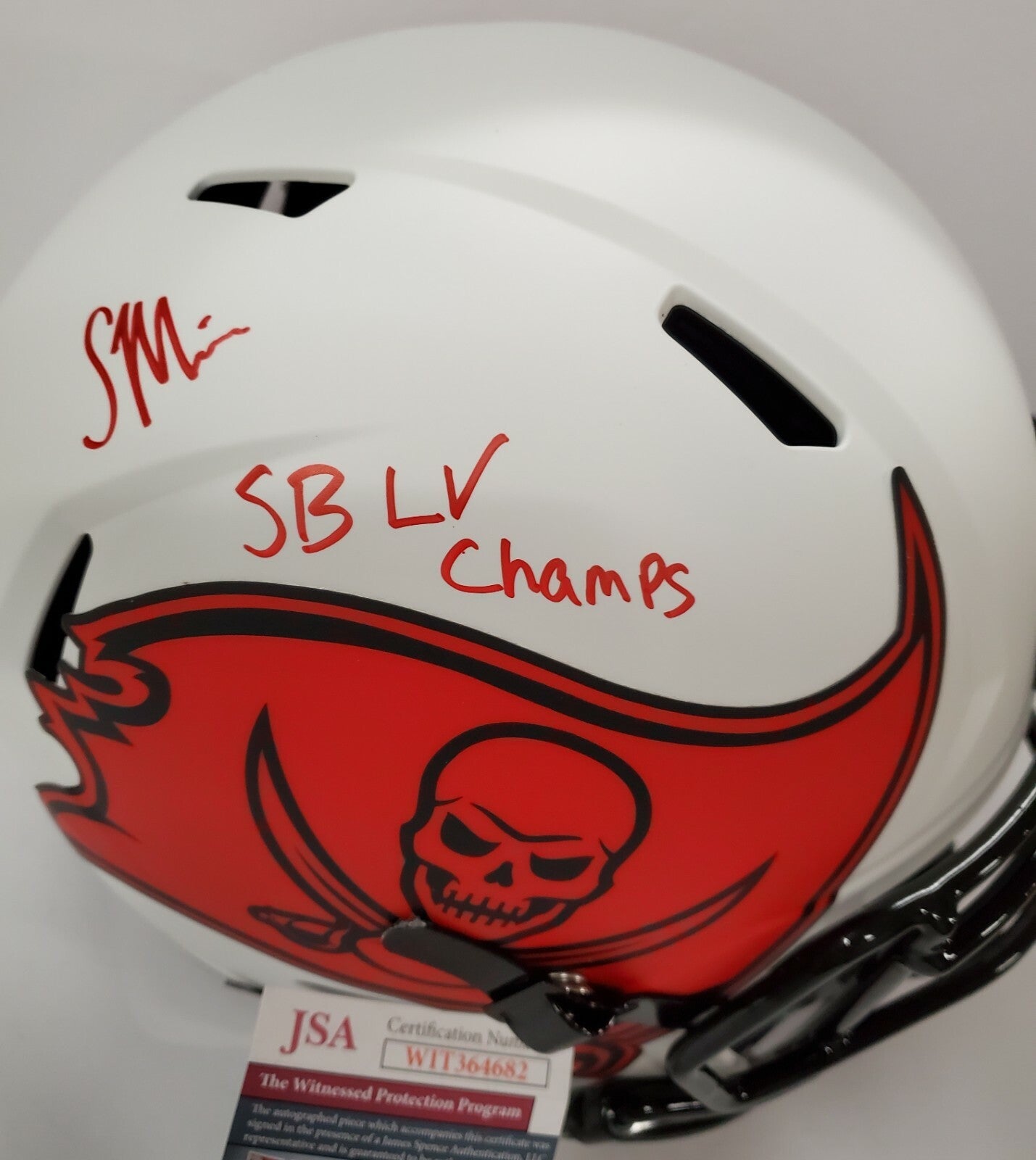 Scotty Miller Signed Tampa Bay Buccaneers Full Sz Rep Lunar Eclip Helmet Jsa Coa