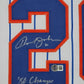 Framed Howard Johnson Autographed Signed N.Y. Mets Jersey Beckett Holo