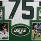Framed New York Jets Alijah Vera-Tucker Autographed Signed Jersey Jsa Coa