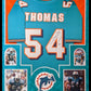 Framed In Suede Miami Dolphins Zach Thomas Autographed Signed Jersey Jsa Coa