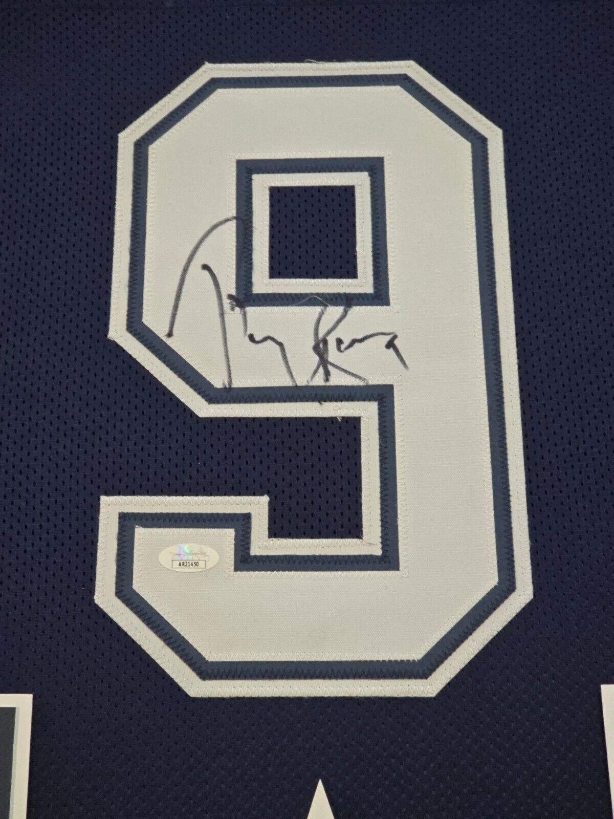 Framed Dallas Cowboys Tony Romo Autographed Signed Jersey Jsa Coa