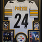 Framed Pittsburgh Steelers Joey Porter Jr Autographed Signed Jersey Jsa Coa