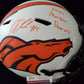 Denver Broncos Kj Hamler Autographed Inscribed Full Sz Lunar Rep Helmet Jsa Coa