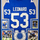 Framed Indianapolis Colts Darius Shaquille Leonard Signed Jersey Jsa Coa