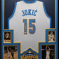 Framed Denver Nuggets Nikola Jokic Signed Autographed Jersey Jsa Coa