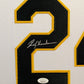 Framed In Suede Oakland A's Rickey Henderson Autographed Signed Jersey Jsa Coa