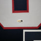 Framed New England Patriots Will Campbell Autographed Signed Jersey Jsa Coa