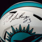 Miami Dolphins Pat Surtain Sam Madison Signed F/S Lunar Replica Helmet Jsa Coa