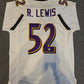 Baltimore Ravens Ray Lewis Autographed Signed Jersey Beckett Holo