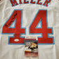 Carolina Cougars Larry Miller Autographed Signed Aba Jersey Jsa Coa