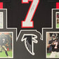 Framed Atlanta Falcons Michael Vick Autographed Jersey Jsa Coa
