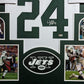 Framed New York Jets Darrelle Revis Autographed Signed Jersey Beckett Holo