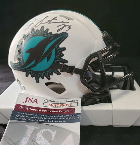 Patrick Surtain Autographed Signed Miami Dolphins Lunar Mini Helmet Jsa Coa