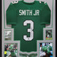 Framed Philadelphia Eagles Nolan Smith Jr Autographed Signed Jersey Beckett Holo