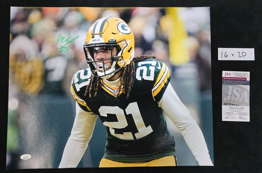 Green Bay Packers Eric Stokes Autographed 16X20 Photo Jsa Coa