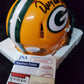 Green Bay Packers Devonte Wyatt Autographed Signed Speed Mini Helmet Jsa Coa