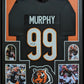 Framed Cincinnati Bengals Miles Murphy Autographed Jersey Jsa Coa
