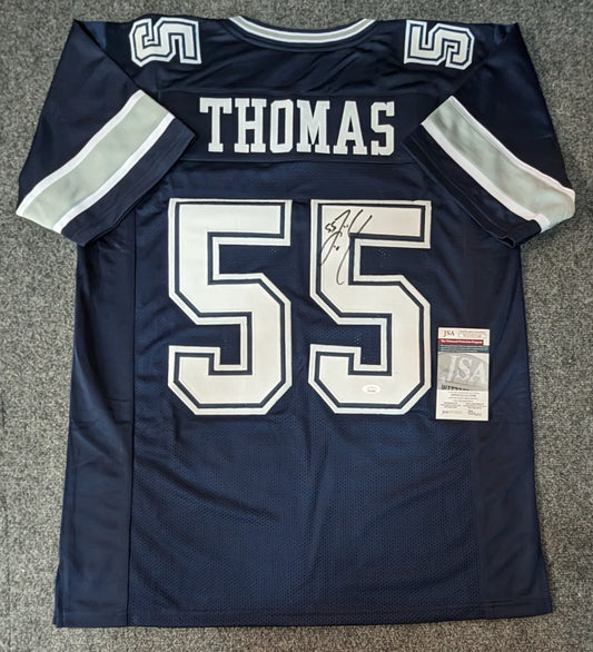 Dallas Cowboys Zach Thomas Autographed Signed Jersey Jsa  Coa