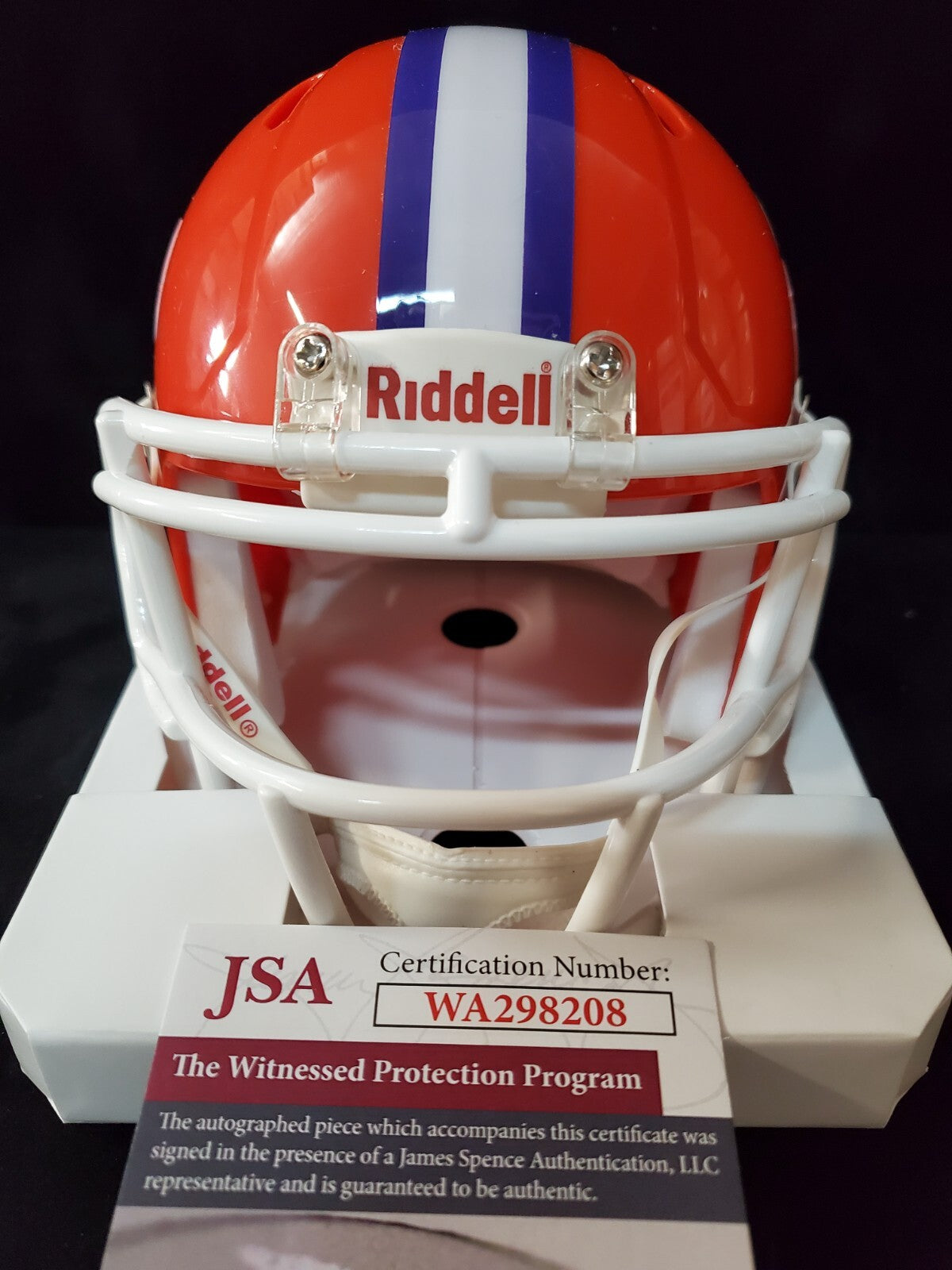Clemson Tigers Amari Rodgers Autographed Signed Speed Mini Helmet Jsa Coa