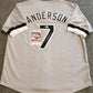 Chicago White Sox Tim Anderson Autographed Signed Jersey Jsa Coa