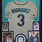 Framed Seattle Mariners Alex Rodriguez Autographed Signed Jersey Psa Coa