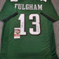 Philadelphia Eagles Travis Fulgham Autographed Inscribed Jersey Jsa Coa