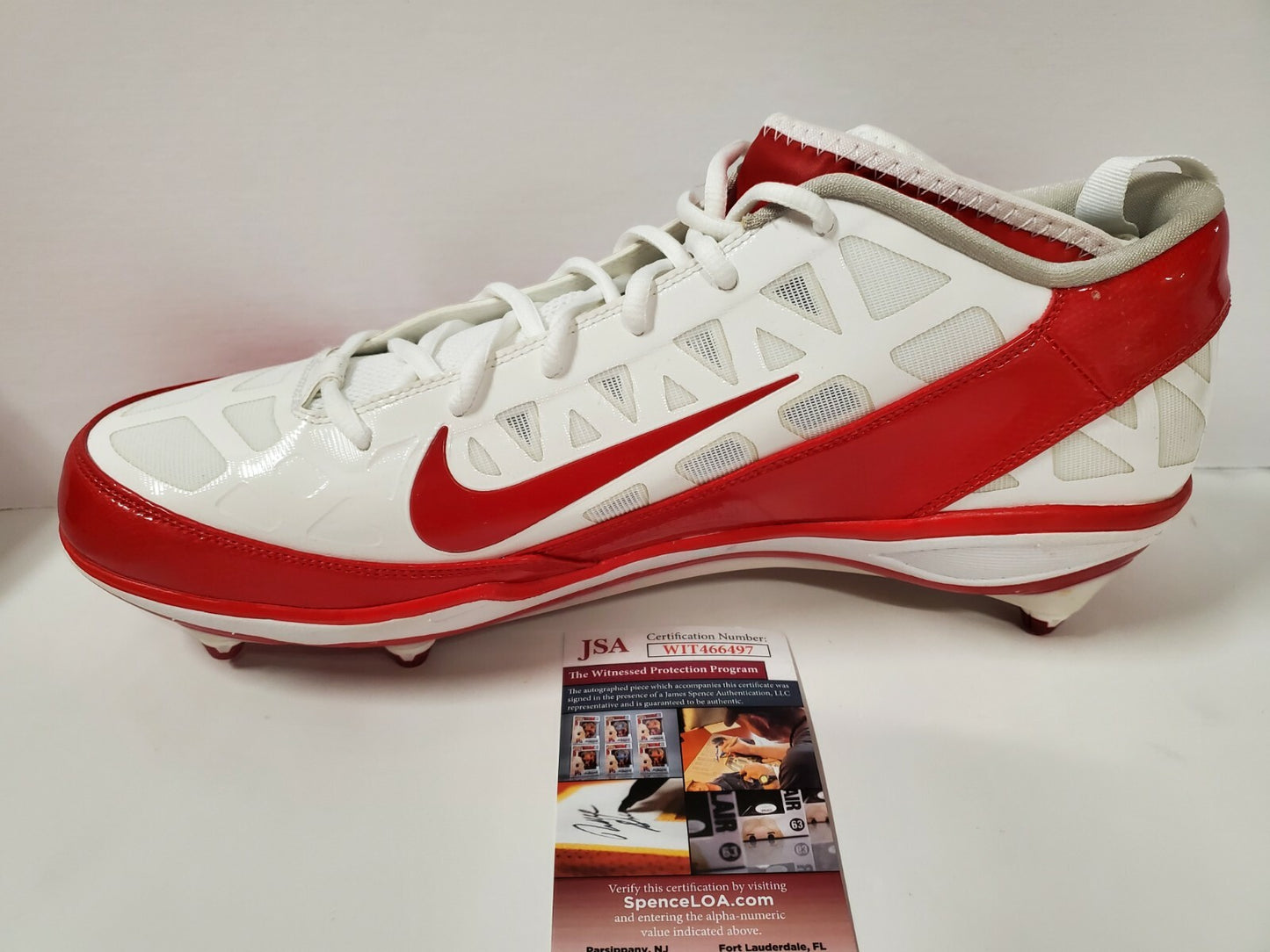 Mike Quick Autographed Signed Cleat Jsa Coa