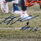 Denver Broncos Kj Hamler Framed Signed 16X20 Photo Jsa Coa