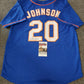 New York Mets Howard Johnson Autographed Signed Jersey Jsa  Coa