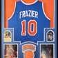 Framed New York Knicks Walt "Clyde" Frazier Autographed Signed Jersey Beckett