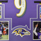 Framed Baltimore Ravens Justin Tucker Autographed Signed Jersey Jsa Coa