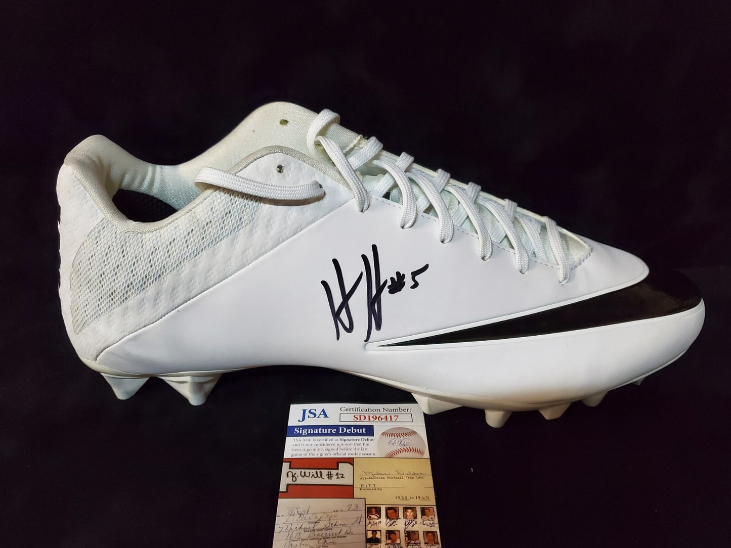 Tennessee Volunteers Hendon Hooker Autographed Signed Cleat Jsa Coa