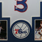 Framed Philadelphia 76Ers Allen Iverson Autographed Signed Jersey Jsa Coa