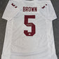 Oklahoma Sooners Marquise Brown Autographed Signed Jersey Jsa Coa Sticker Only