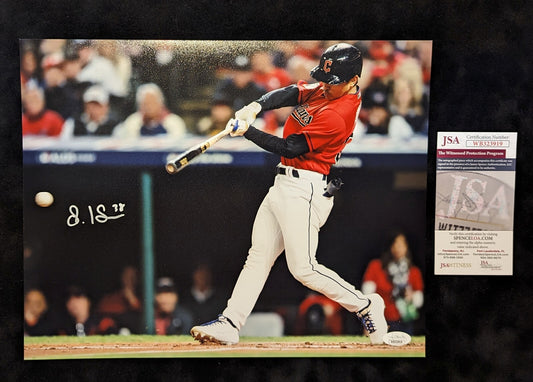 Cleveland Guardians Steven Kwan Autographed Signed 11X14 Photo Jsa Coa
