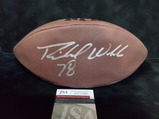 Miami Dolphins Richmond Webb Autographed Signed Nfl Football Jsa Coa
