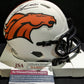Denver Broncos Caden Sterns Autographed Lunar Mini Helmet Jsa Coa