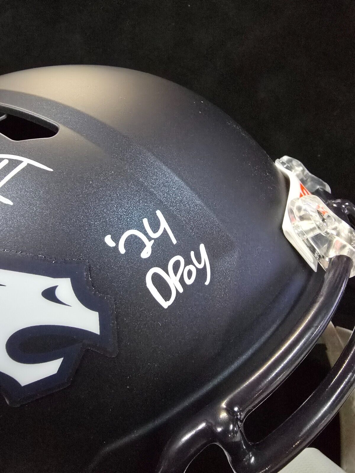 Denver Broncos Pat Surtain Ii Signed Insc Replica Full Size Helmet Beckett