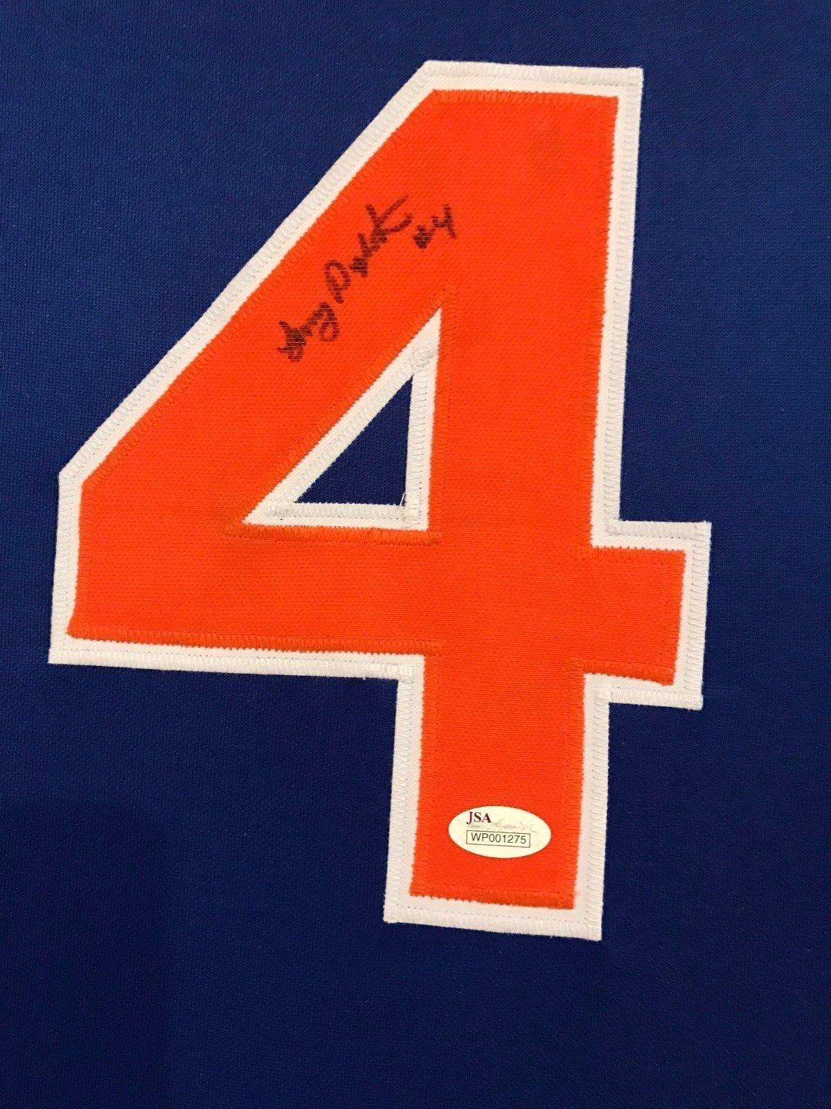 MVP Authentics Framed Lenny Dykstra Autographed Signed N.Y. Mets Jersey Jsa Coa 360 sports jersey framing , jersey framing