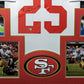 Framed San Francisco 49Ers Elijah Mitchell Autographed Jersey Beckett Holo