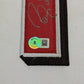 Framed Cincinnati Reds Barry Larkin Autographed Signed Jersey Beckett Holo