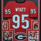 Framed Georgia Bulldogs Devonte Wyatt Autographed Signed Jersey Jsa Coa
